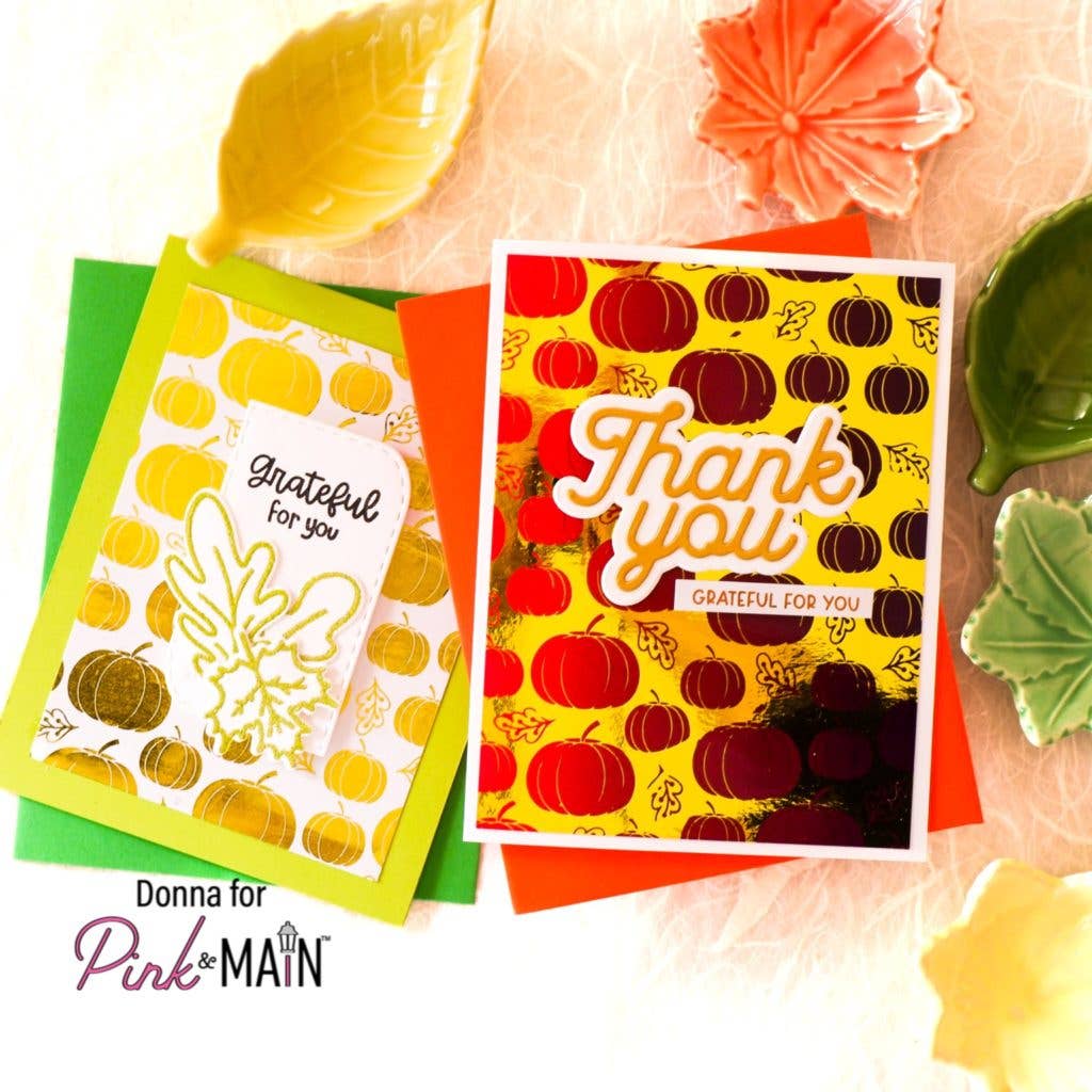 Pink and Main – Großhandel Gummi-/Dekostempel – Herbst-Blätter2