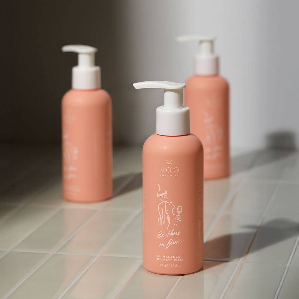 Woo More Play - Wholesale Intimate Cleanser/Wipe - Be There in Five Feminine Wash - Natural, pH Balanced5