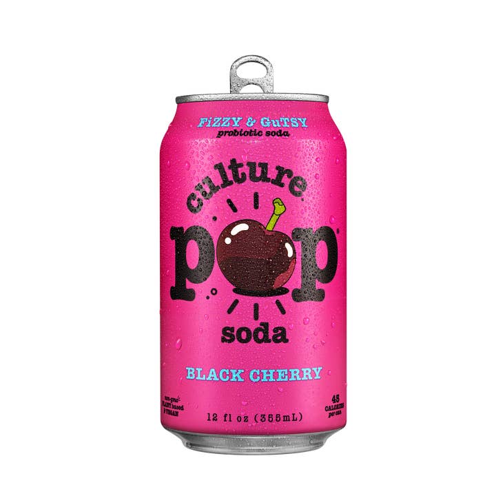 BLACK CHERRY - 12 Pack for wholesale by Culture Pop Soda
