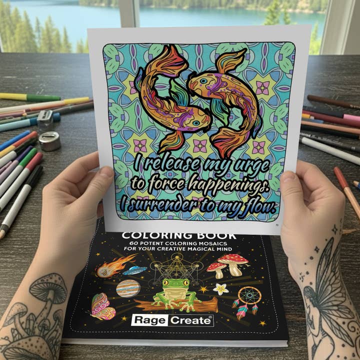 Rage Create - Wholesale Kleurboek - Volwassene - Sweet-Ass Affirmaties 2 Kleurboek1