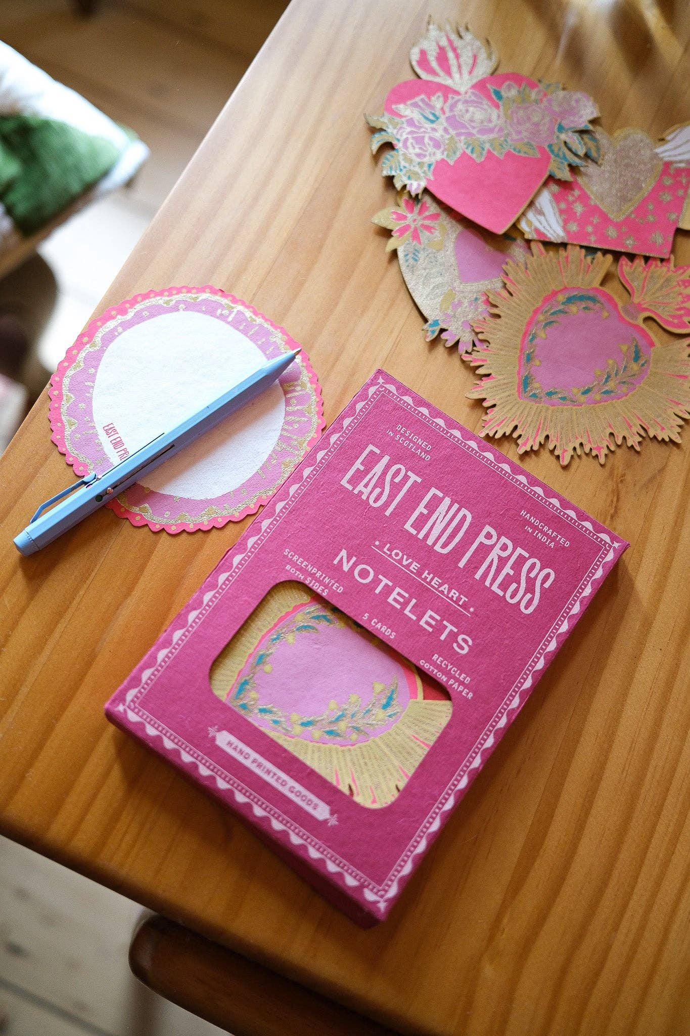 East End Press – wholesale Stationery/notecard set – Love Heart Notecards Set13