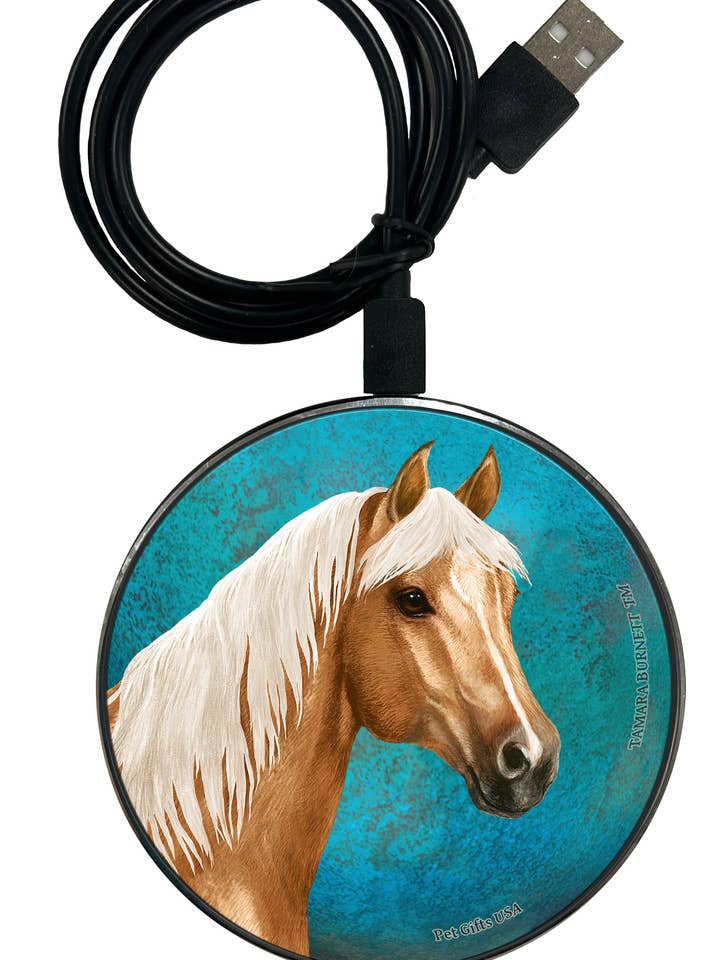 Quarter Horse Palomino - Zoomies Phone Charger for wholesale by Pet Gifts USA, LLC