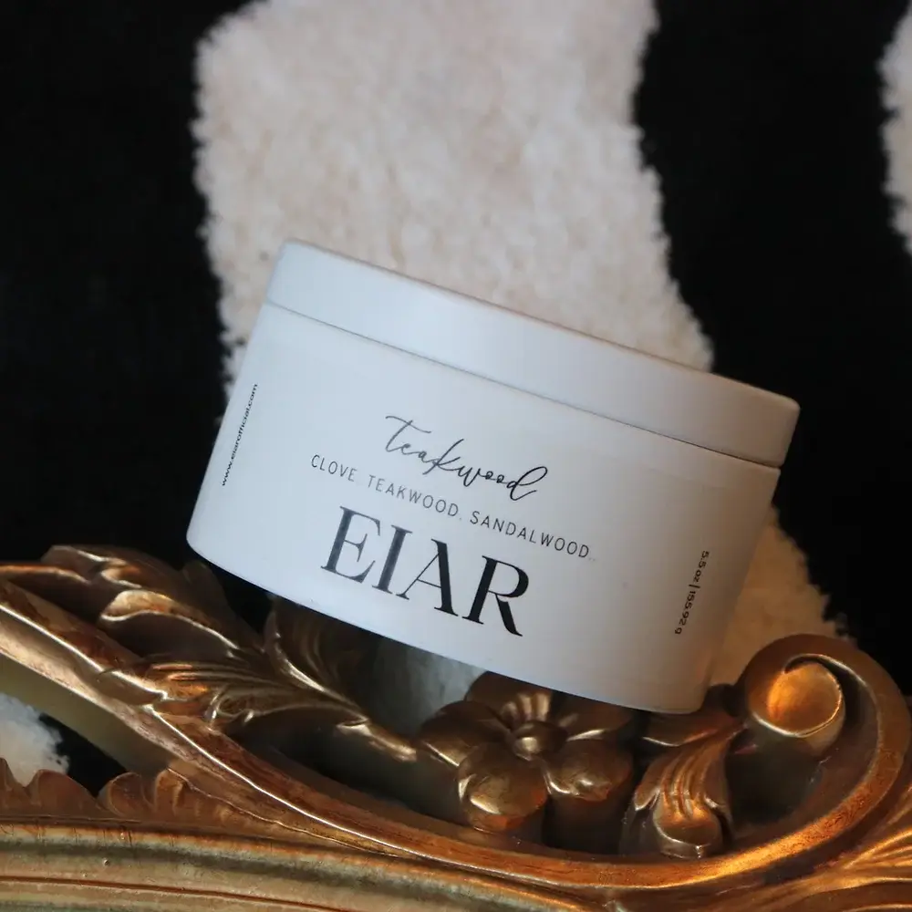 EIAR STUDIO - Wholesale Jar/Filled Candle - TEAKWOOD 1