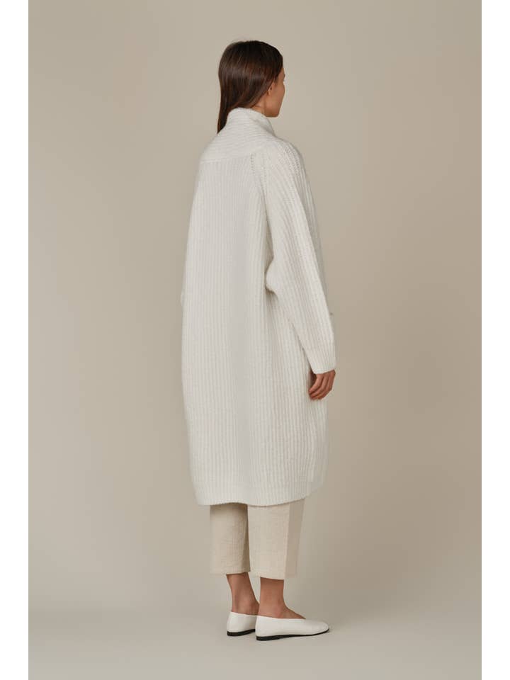 Grade & Gather - Wholesale Cardigan - Women's - 80342 -Â LONG SHAWL COLLAR CARDIGAN