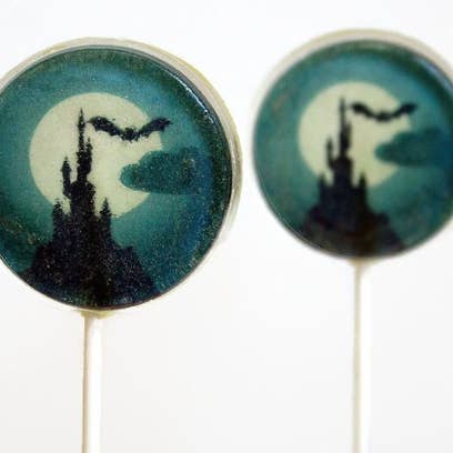 Haunted House Lollipops, Scary Halloween Candy for wholesale by Homespun Parties