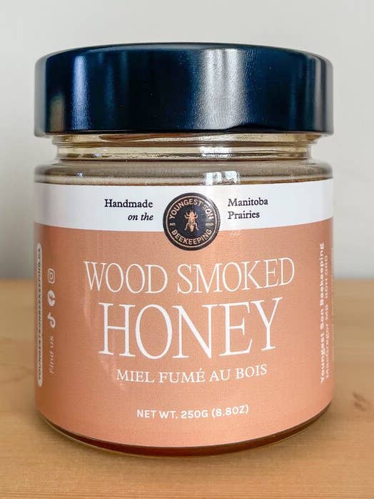 Wood Smoked Honey for wholesale by Youngest Son Beekeeping