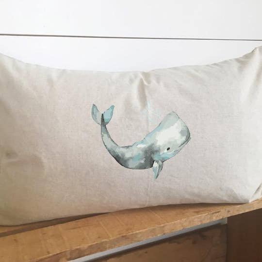 18x18 Stänk Whale Kuddfodral för wholesale av Design District Co