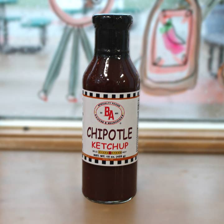 Chipotle Ketchup for wholesale by Burning Asphalt Enterprises LLC