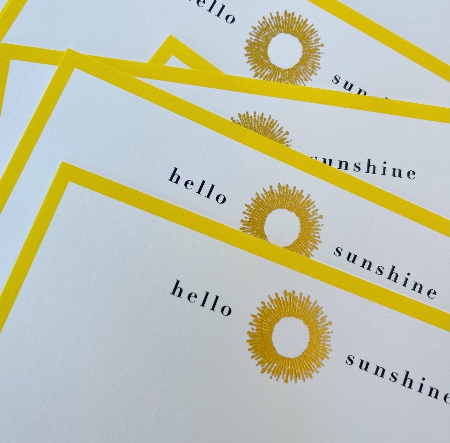 J.Falkner Cards - Wholesale Stationery/Notecard Set - Boxed Set: Hello Sunshine "Perfect Little Notes"3