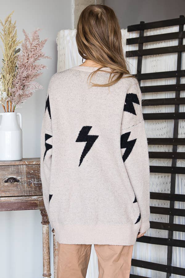 JADE BY JANE - Wholesale Knit Sweater - Women's - BOLT LONG SLEEVE CREW NECK SWEATER8