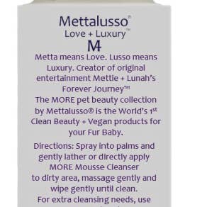Mettalusso Inc - Wholesale Pet Shampoo - Dog - Mettalusso More Cat and Dog Foam Vegan Shampoo