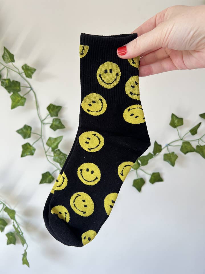 Chaussettes Smiley Face très vendues pour la vente par Melting Hearts Co