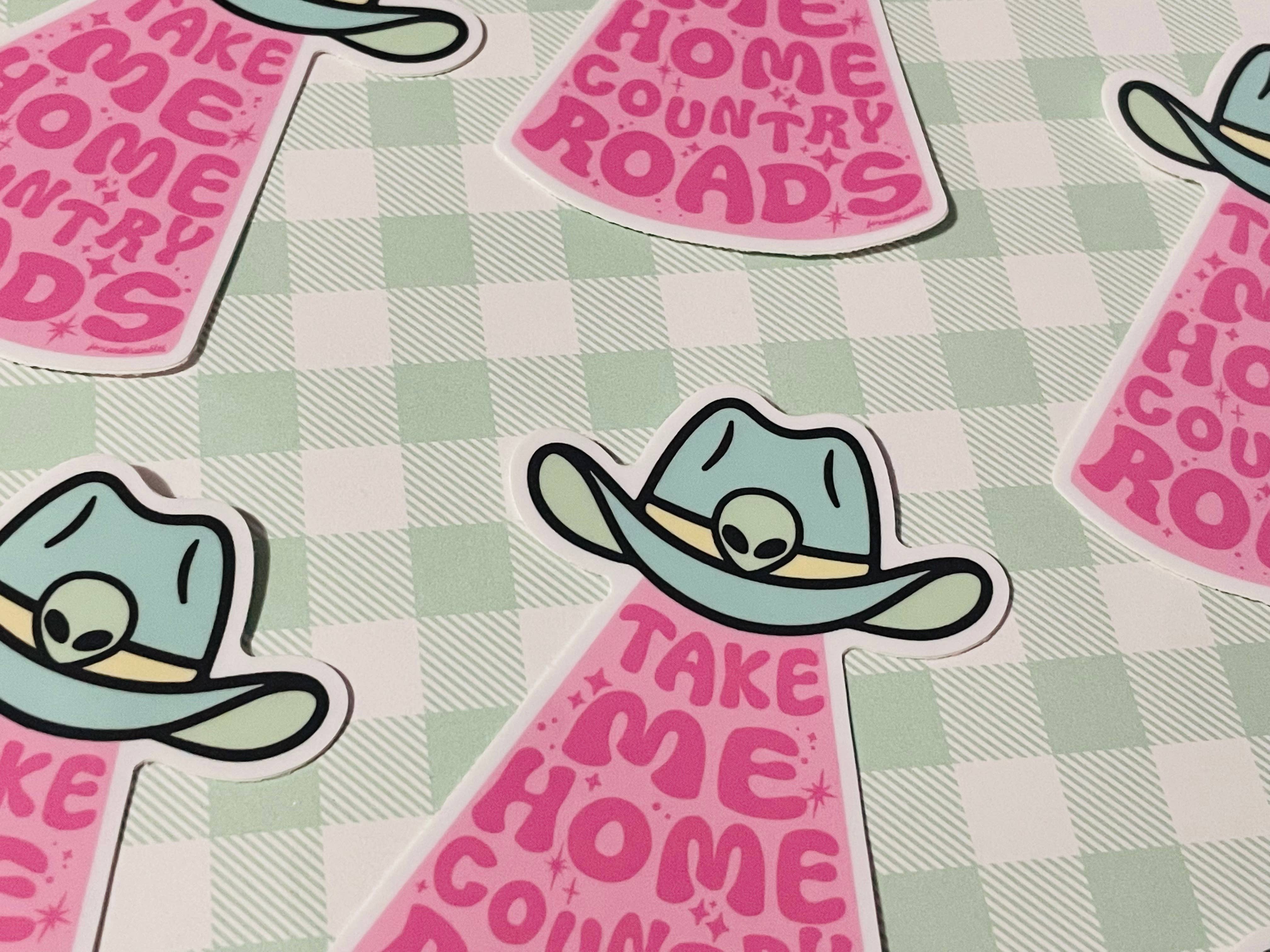 Fox and Brambles - Wholesale Sticker - Cowboy Alien Sticker4