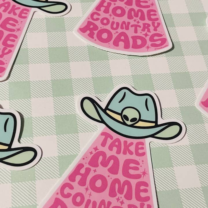 Fox and Brambles - Wholesale Sticker - Cowboy Alien Sticker4