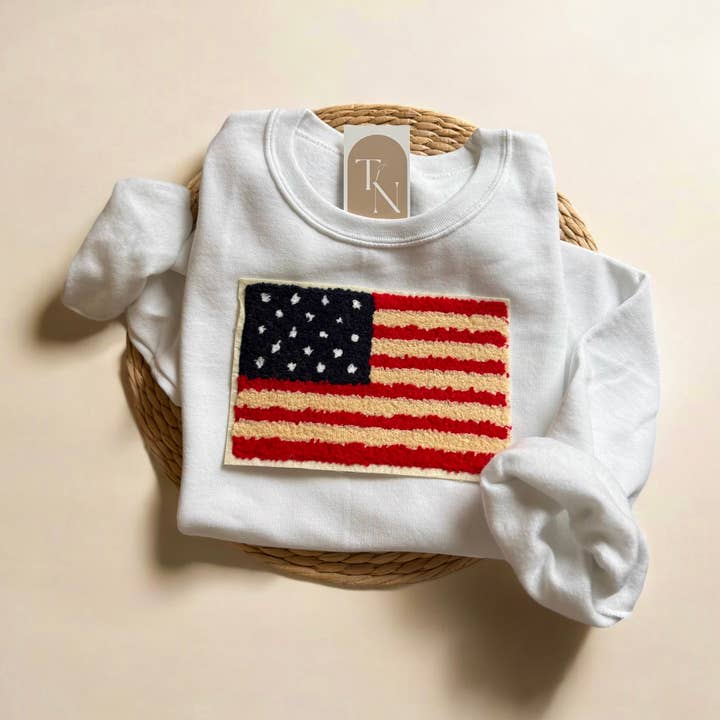 Threads And Needles, INC. - Wholesale Sweatshirt – Unisex - American Flag Sweatshirt, USA Flag Sweater3