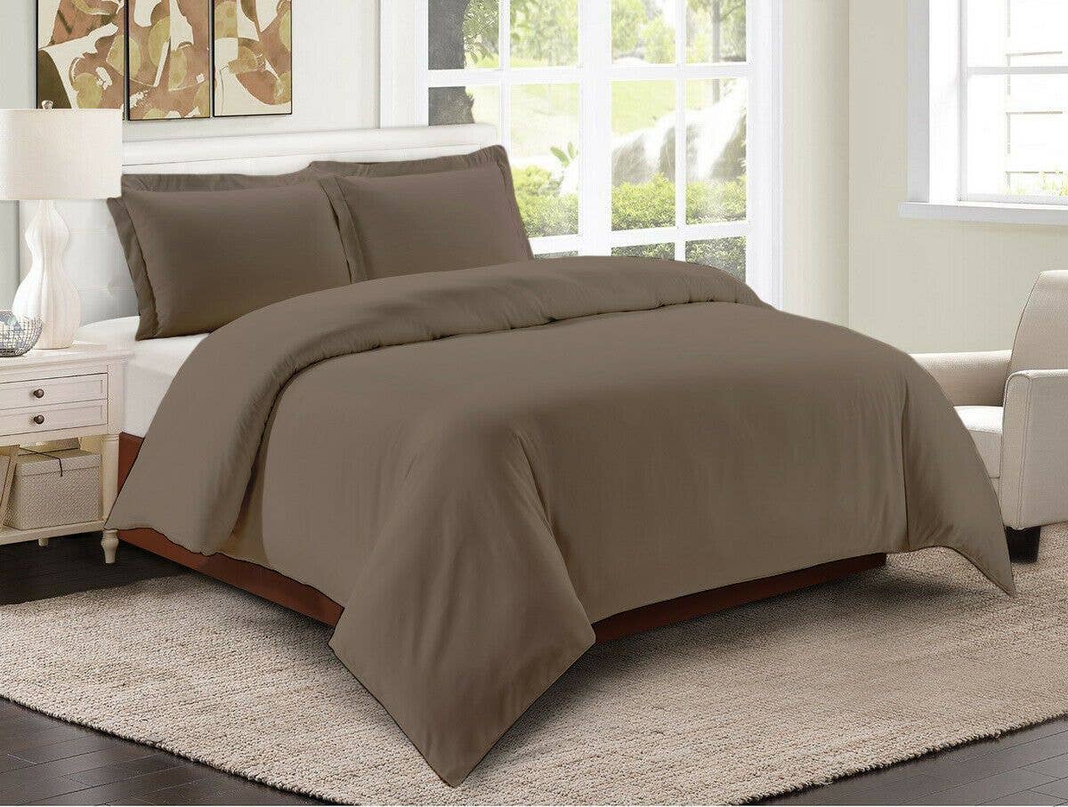 Cypress Linen / Bluff City Bedding - Wholesale Beddengoedset - Donsdekenhoes Set Superzacht Egyptisch Comfort 1800 Draads 3-delig voor Dekbed4