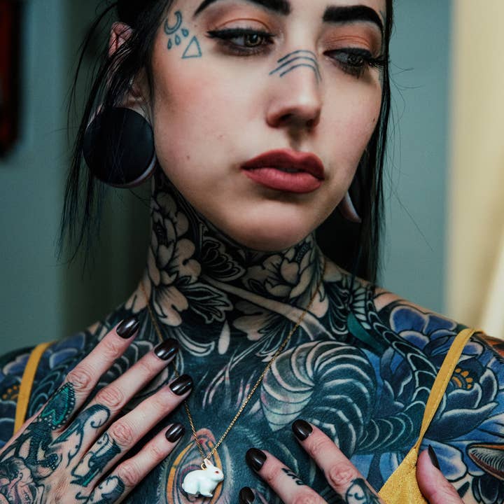 Peter and June - Vente Colliers à pendentif - Collier Tiny Bunny3