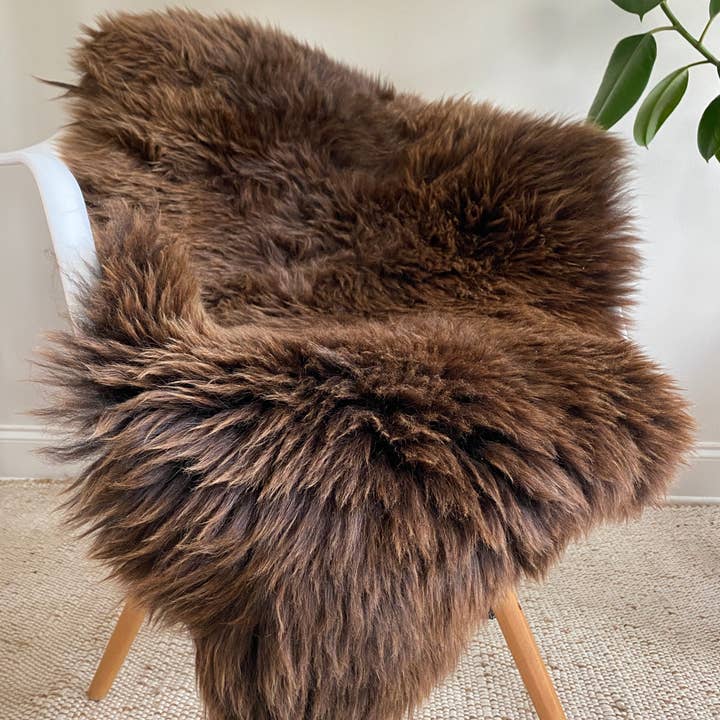 East Perry - Wholesale Area Rug - BROWN SHEEPSKIN RUGS