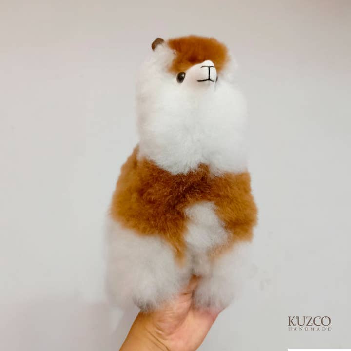 KuzcoHandmade - Wholesale Stuffed/Plush Toy - Kids & Baby - Alpaca Plush – Real Fur, 10 Inches – Pack of 10, 20, 30, 5010