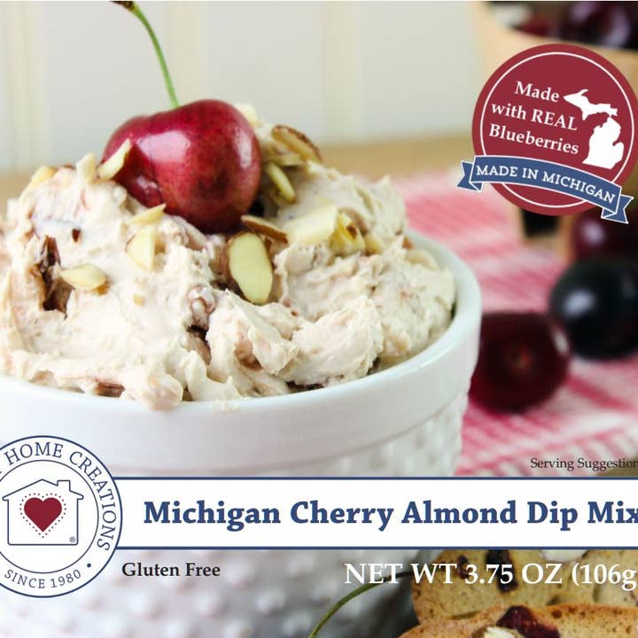 Taste of Michigan - Michigan Cherry Almond Dip Mix for wholesale by Country Home Creations