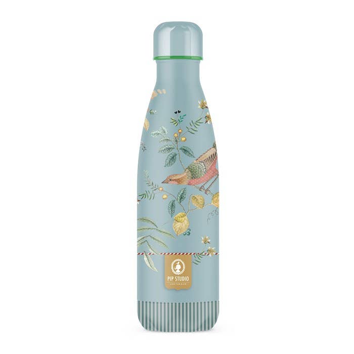 Izy - Wholesale Water Bottle - Pip Studio Insulated Bottle - Little Birds Blue - 500ml1