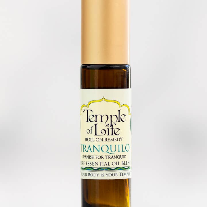 Temple of Life Oils & Perfumes - Wholesale Essential Oil Roll-On - Essential Oil Roll On | Tranquilo | Women's Blend | Calming0