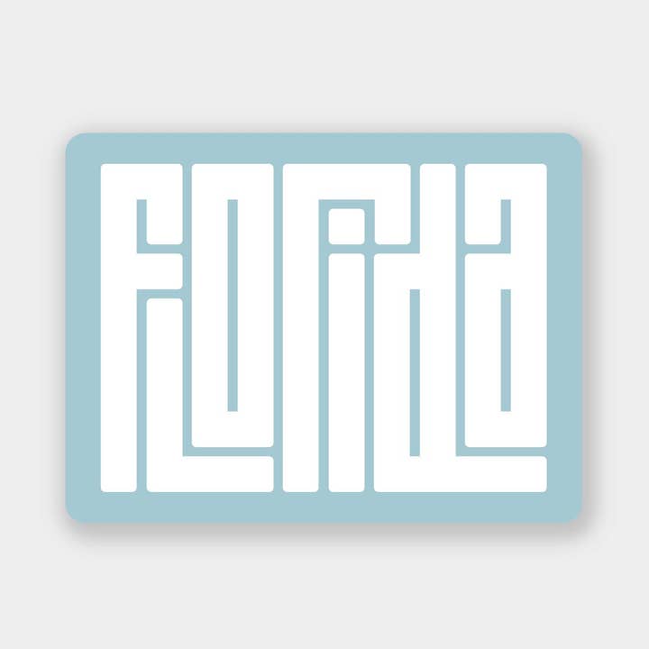 Block Florida Sticker for wholesale by Daymade