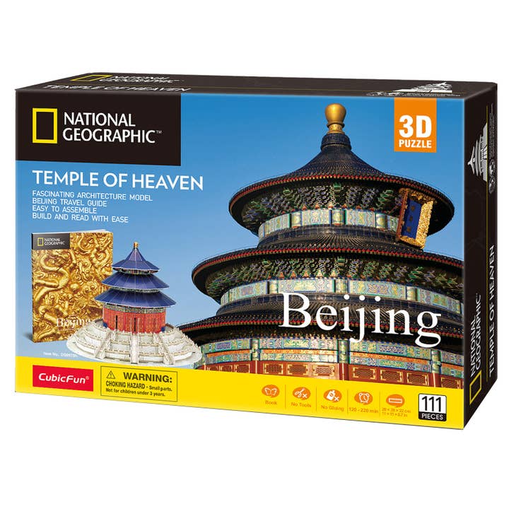 National Geographic - Pequim - Templo do Céu - Quebra-cabeça 3D por atacado de Edu-Sci