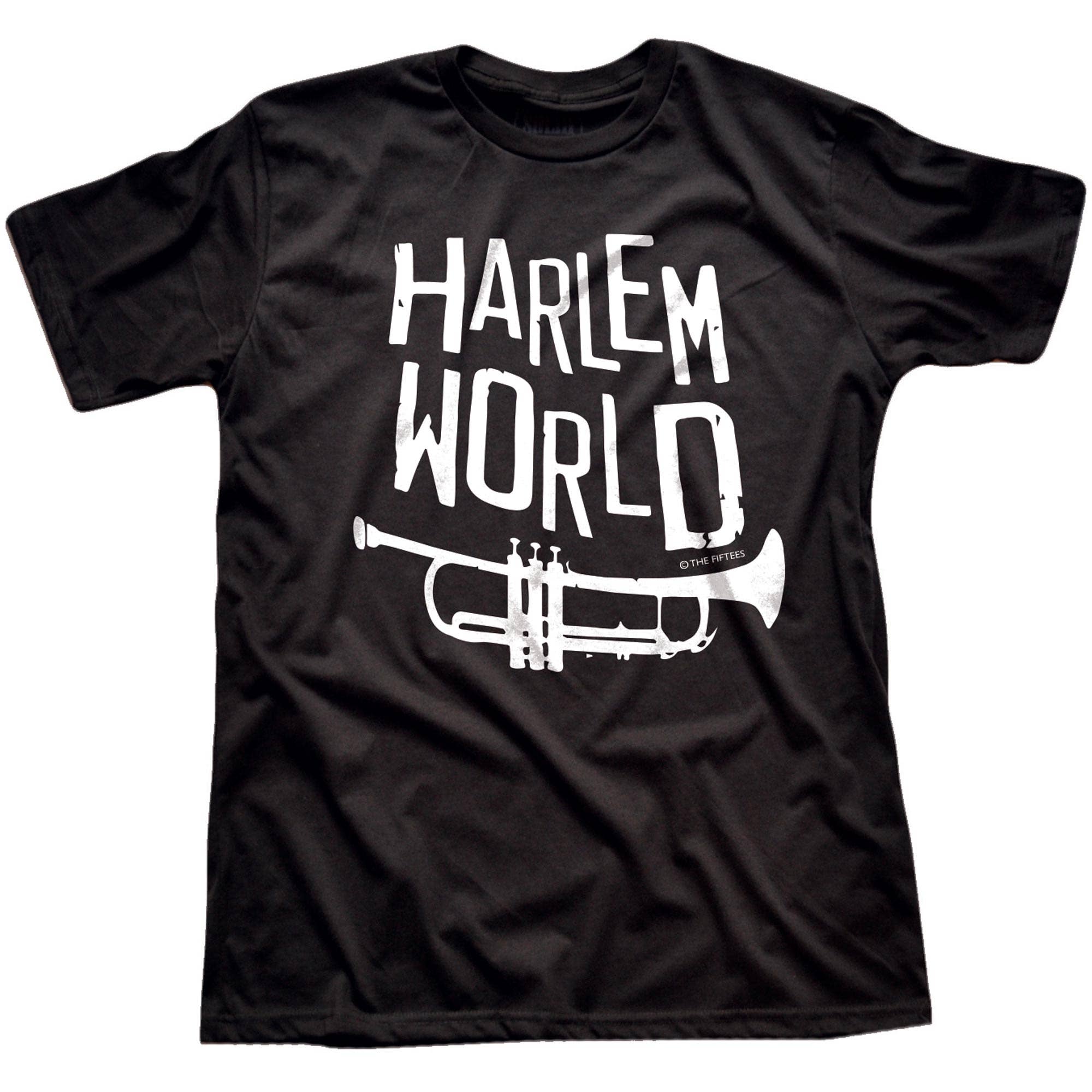 Schwarz Harlem World T-Shirt für den Großhandel auf Faire0