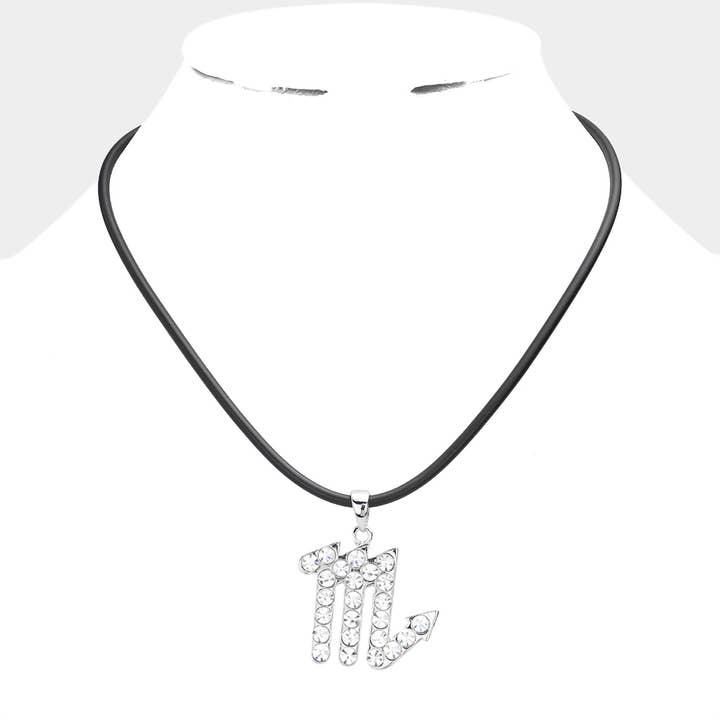 Sensibling Corp. – Engroshandel Halskæde med vedhæng – Stenudsmykket stjernetegn vedhæng halskæde5