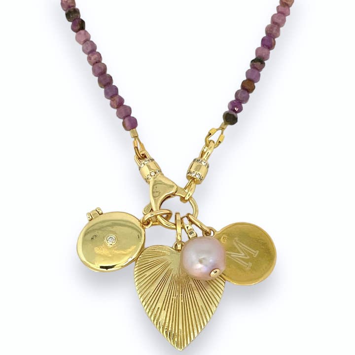 Shiver + Duke - Wholesale Individual Charm/Pendant - Bursting Heart Pendant for Necklace Charm Bar2