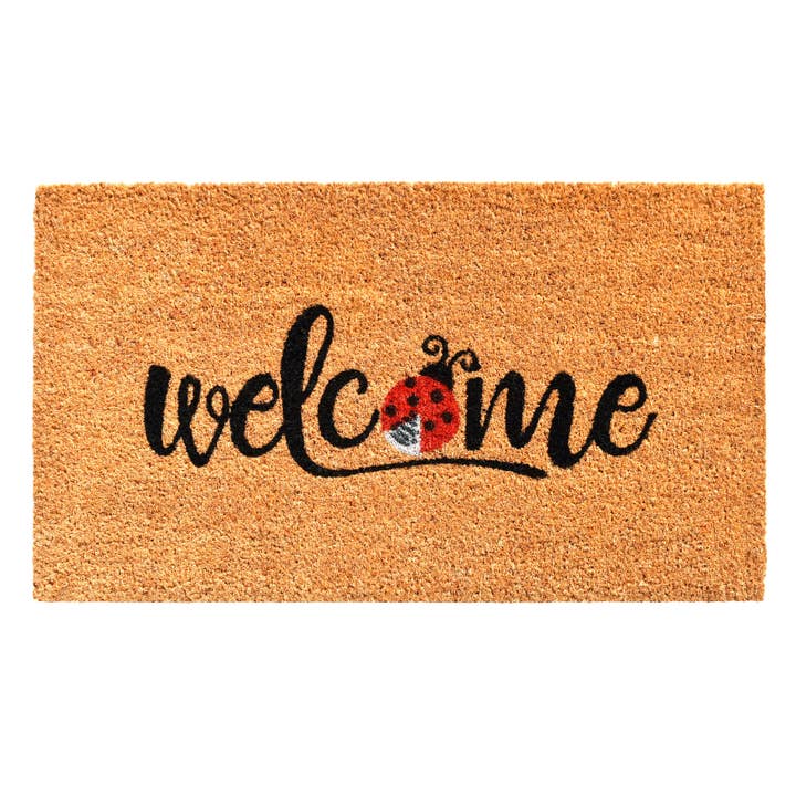 Welcome Ladybug Doormat for wholesale by Calloway Mills