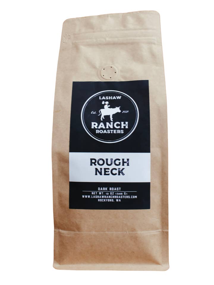 Rough Neck Coffee for wholesale by LaShaw Ranch Roasters