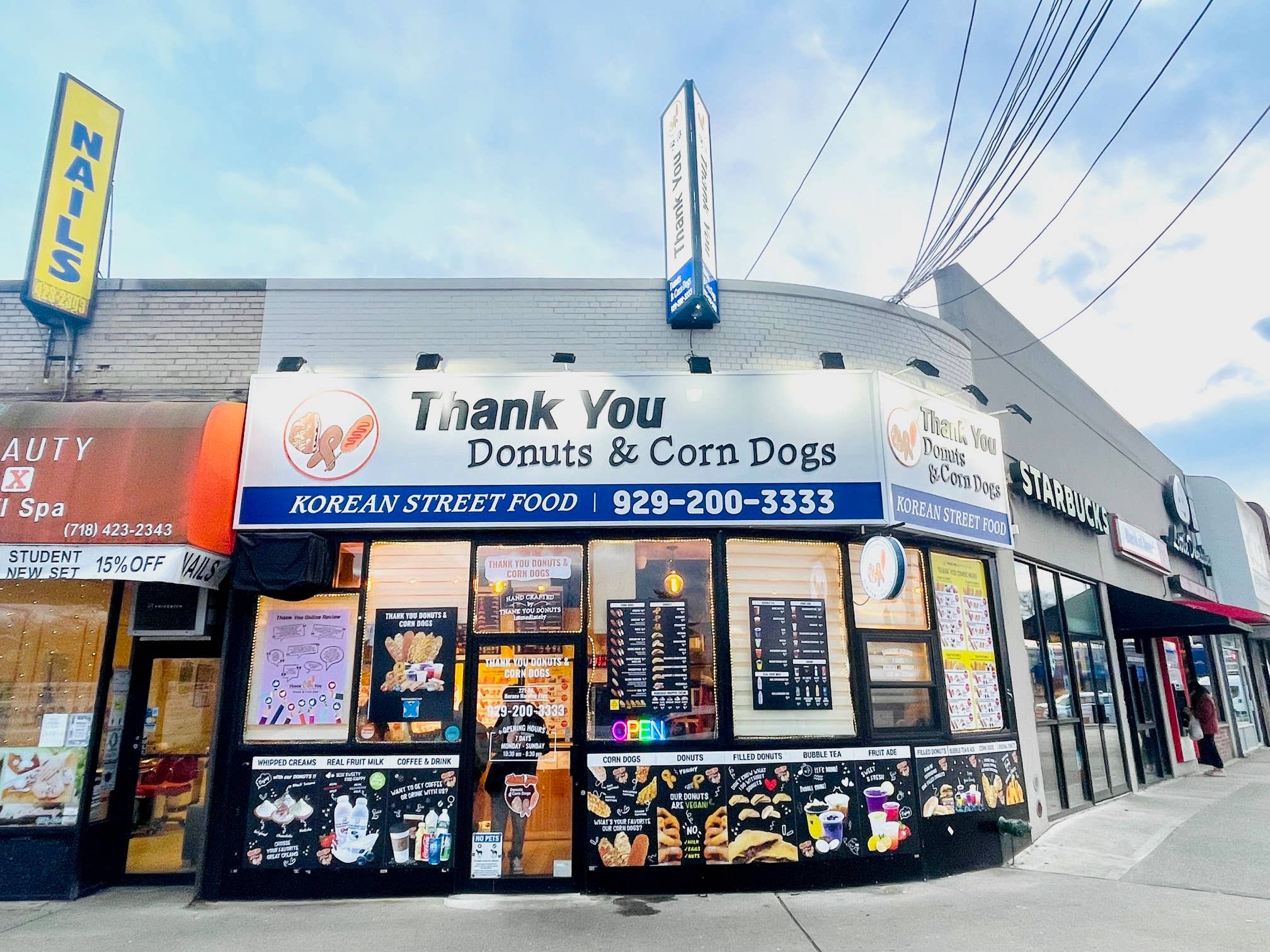 THANK YOU DONUTS & CORN DOGS - Wholesale Puffed Snack - Korean Style Beef Sausage Corn Dog (1Pack-4ea)8