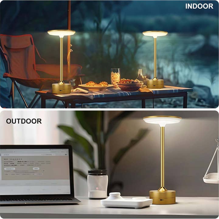 LAX Gadgets - Wholesale Accent/Desk Lamp - LED Table Lamp – Touch Control, Dimmable, Rechargeable23