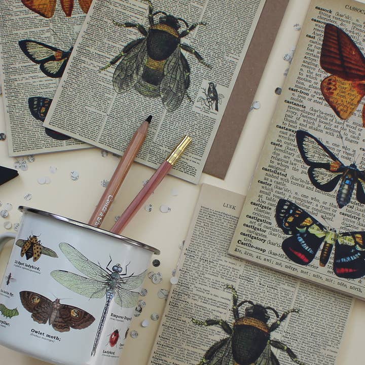 We Act Company - Wholesale Notebook - Butterflies Notebook - Butterfly notepad - WAN20401
