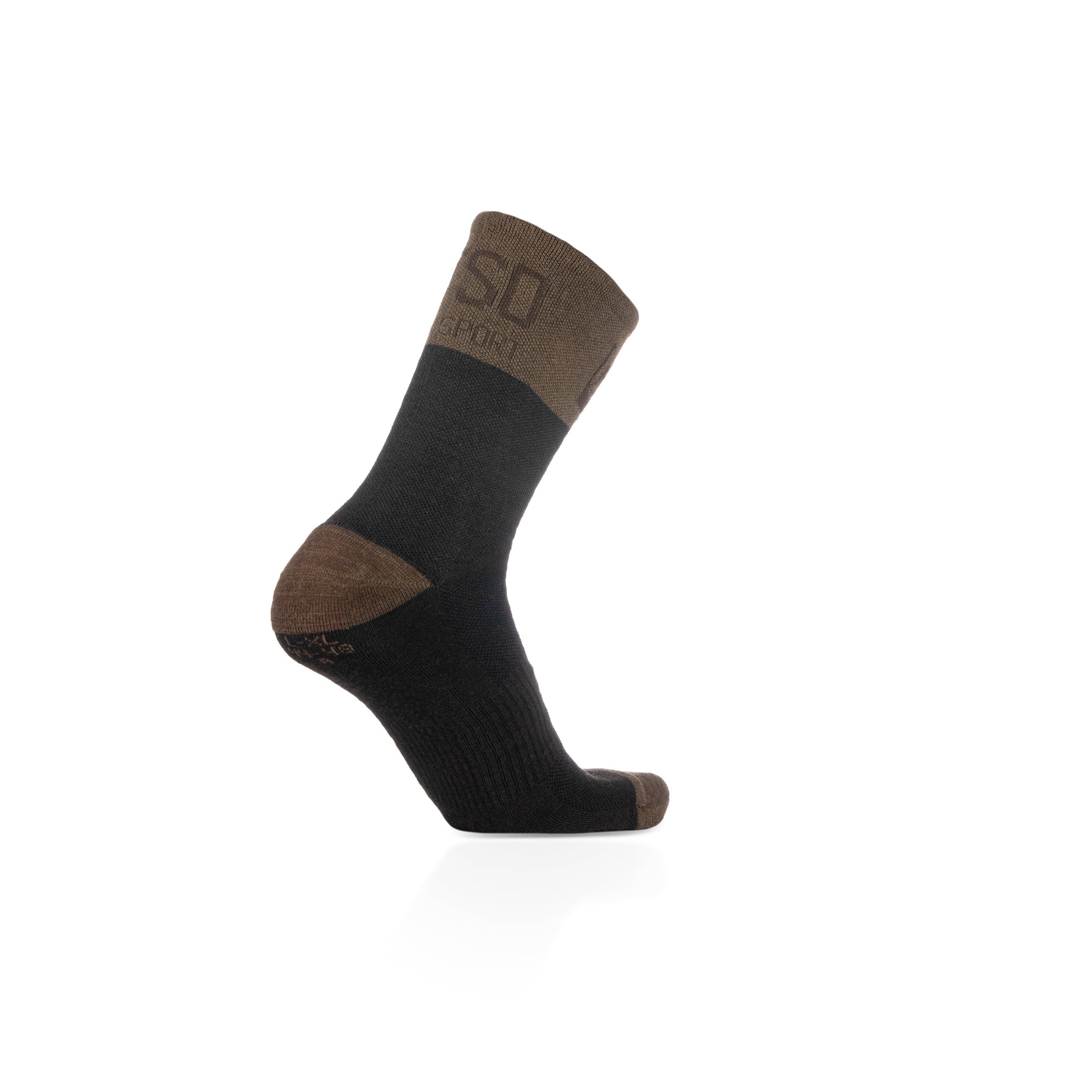 OTSO - Vendita all'ingrosso Calzini - Unisex - Calzini in Lana Merino a Taglio Alto Brown Trunk23