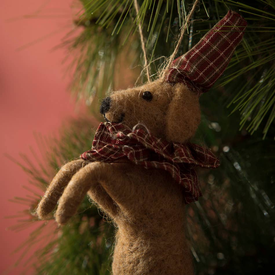 Mahe Homeware - Wholesale Ornament - Circus Dog Felt Ornament1