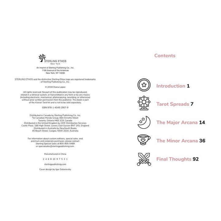 Hachette Book Group - Wholesale Tarot Cards - Kawaii Tarot Deck: A 78-Card Deck of Magic and Cute4