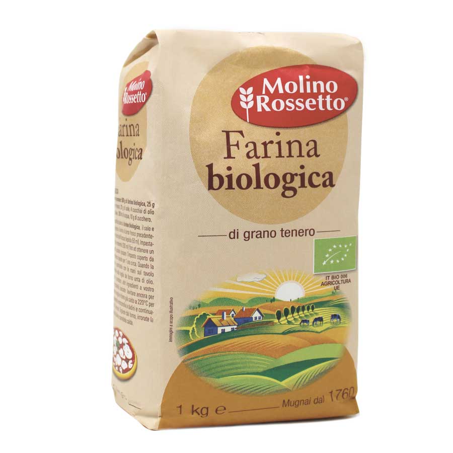 Gourmica - Wholesale Flour - Molino Rossetto Organic 00 Flour (1Kg)0