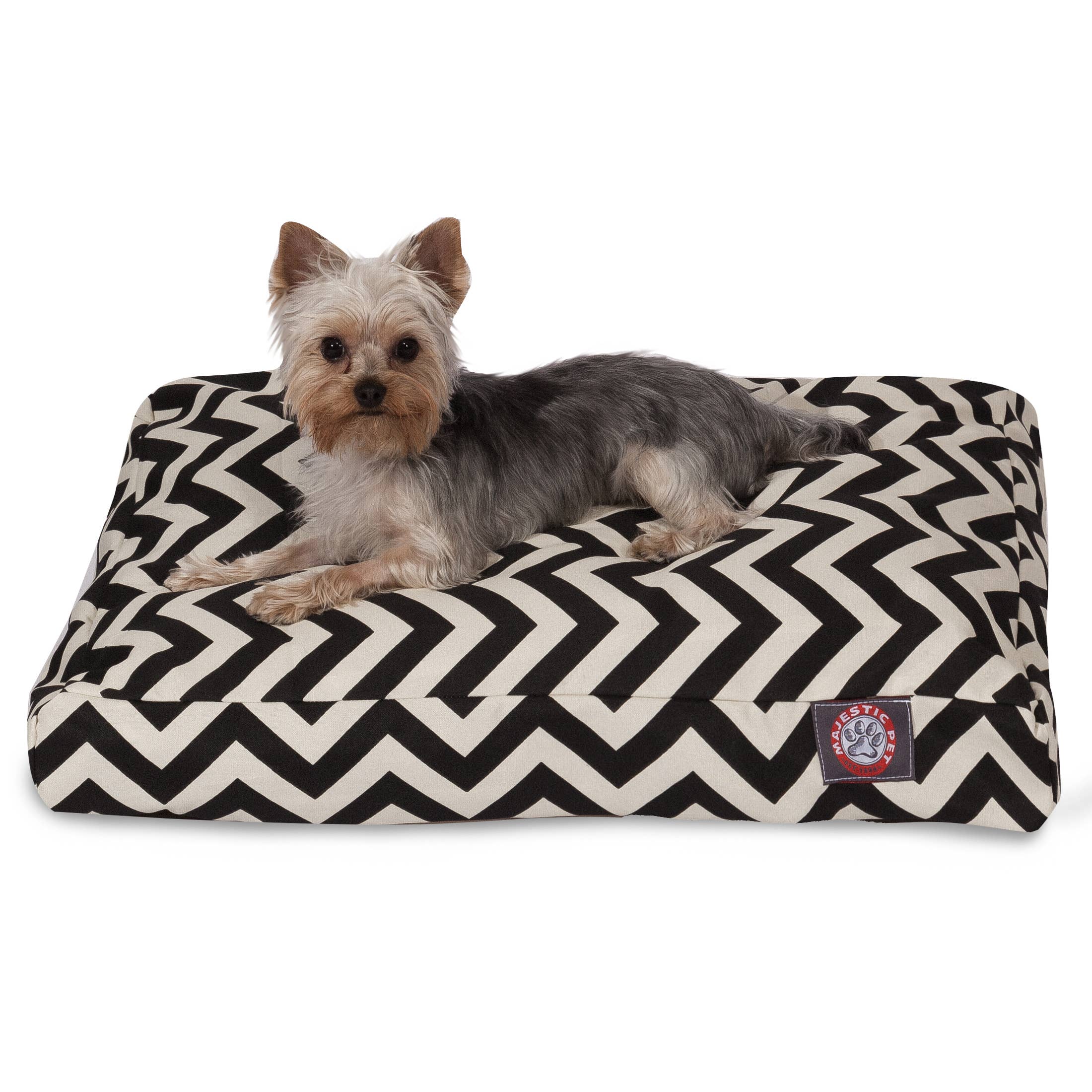 Majestic Pet Products – cama - Cão por atacado – Cama retangular para cães Chevron25