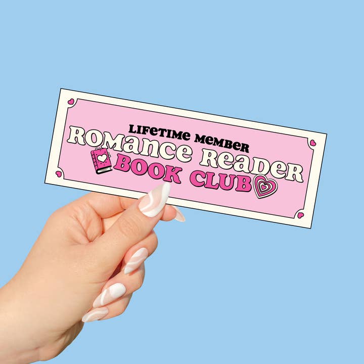 Romance Reader Book Club Bookmark for wholesale by Sunshine & Lemons Co.