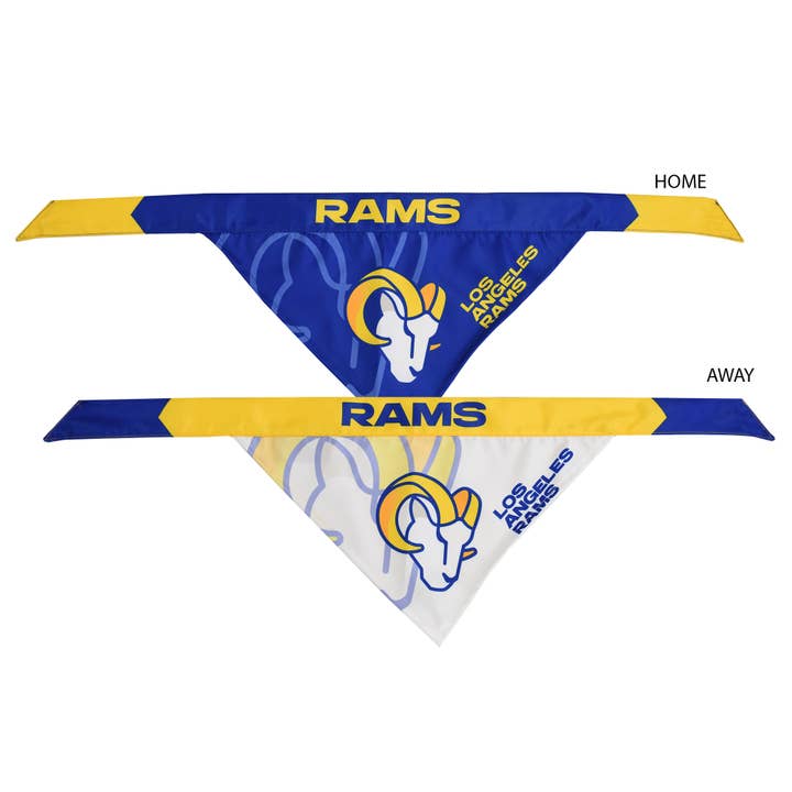 NFL Los Angeles Rams Home & Away Pet Bandana Set for wholesale by Little Earth Productions