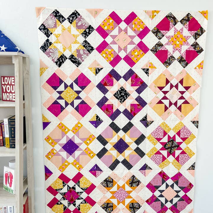 QuiltCakes - Wholesale Craft sewing kit - Extracelestial Quilt Pattern Printed 3