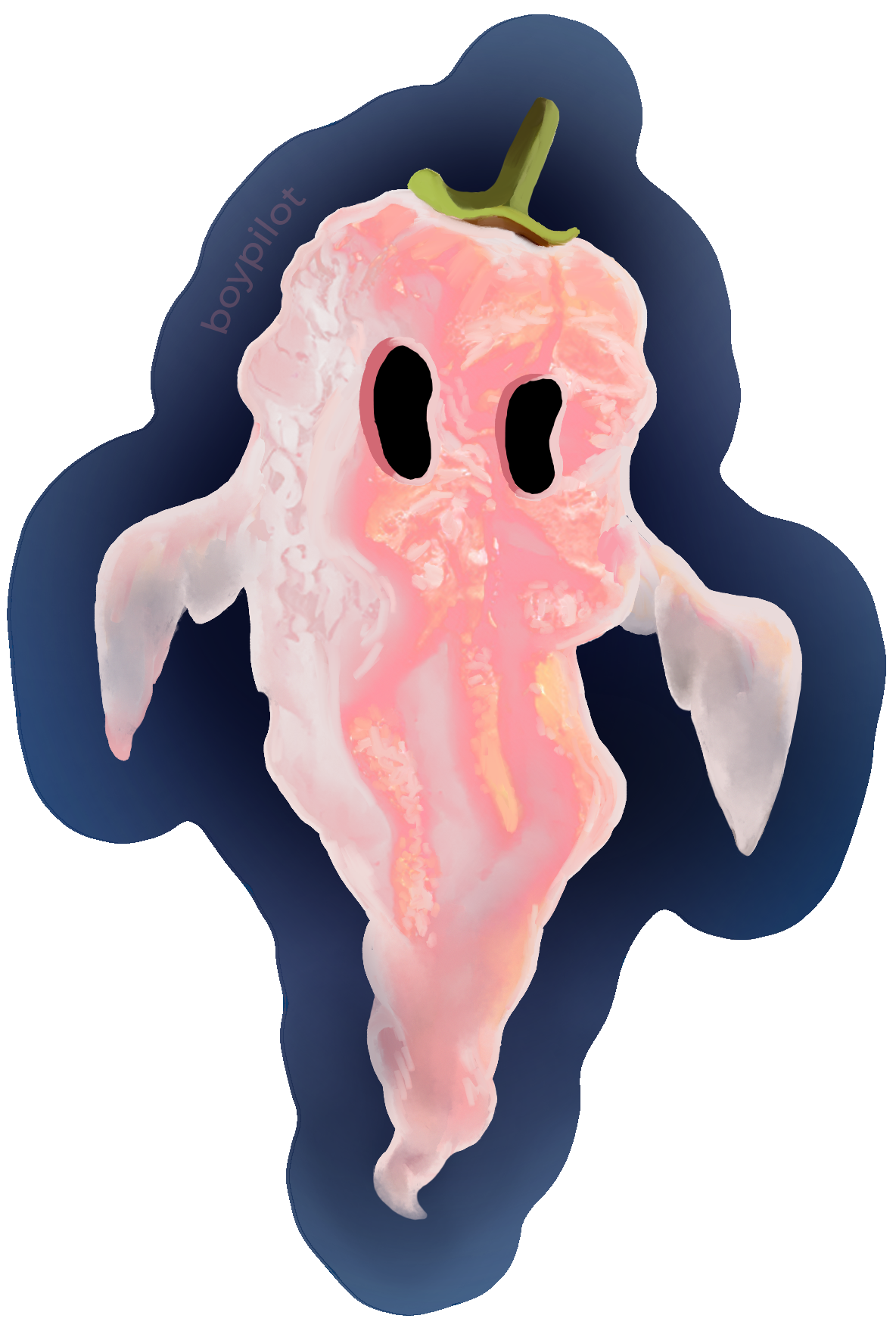 BoyPilot Goods - Wholesale Sticker - Ghost Pepper Sticker - Funny Spicy Food Vinyl Sticker3