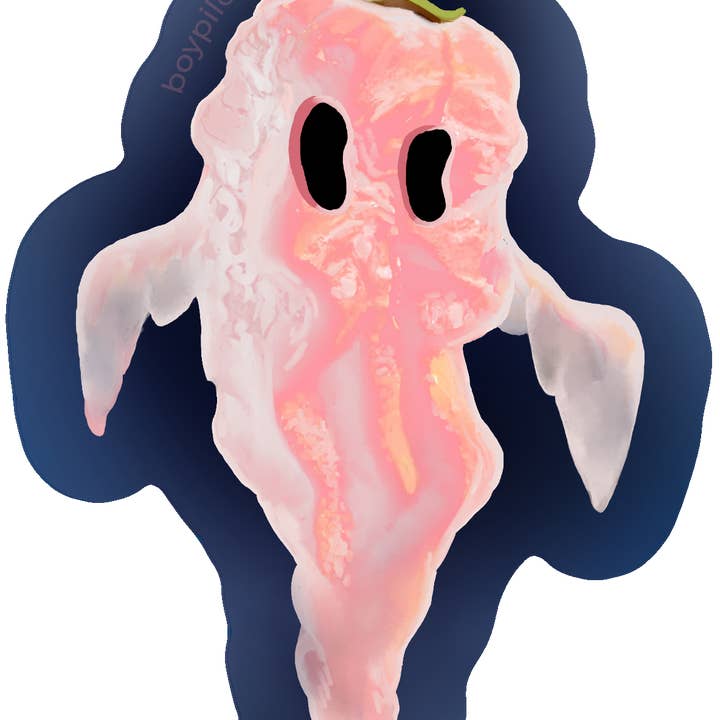 BoyPilot Goods - Wholesale Sticker - Ghost Pepper Sticker - Funny Spicy Food Vinyl Sticker3