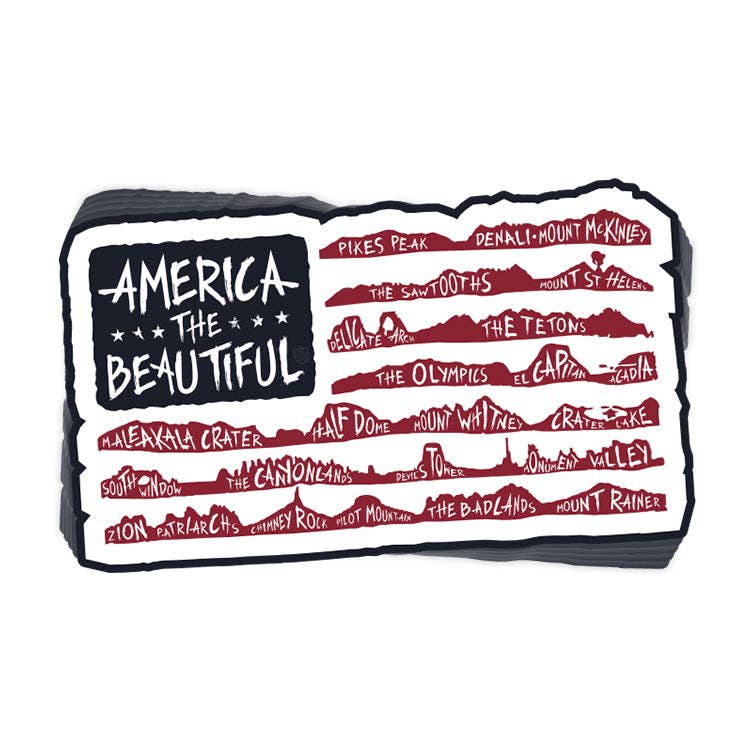 Shield Republic – wholesale Sticker – America the Beautiful Decal