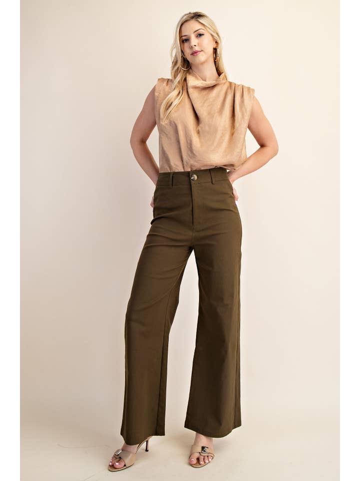 Glam - Wholesale Pants - Women's - High-Waist Straight Pants12