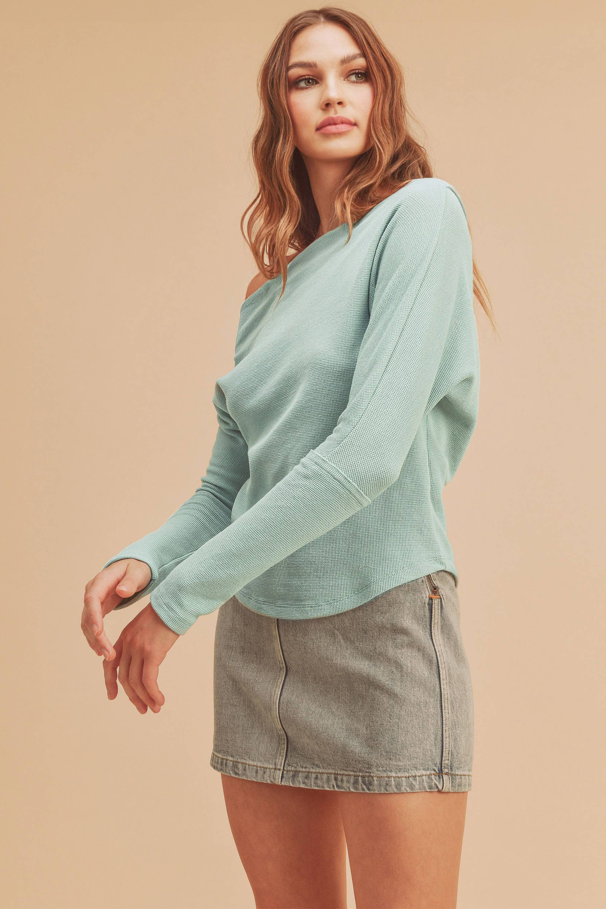 AEMI + CO – wholesale Stickad topp - Dam – 8114BN Lula Termisk topp 11