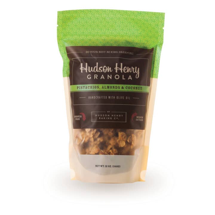 Hudson Henry Baking Co. - Wholesale Granola - Pistachio Almond Granola - 12oz Bags1